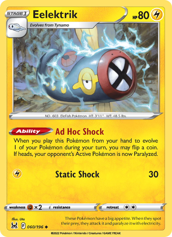 Eelektrik - Pokémon TCG Card