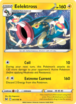 Eelektross - pokemon TCG Card