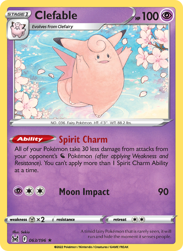 Clefable - Pokémon TCG Card