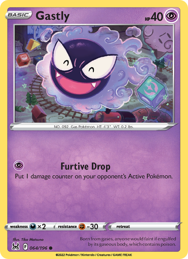 Gastly - Pokémon TCG Card
