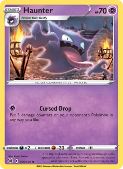 Haunter - pokemon TCG Card