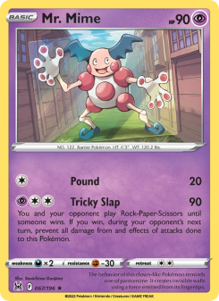 Mr. Mime - pokemon TCG Card