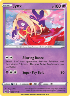 Jynx - pokemon TCG Card