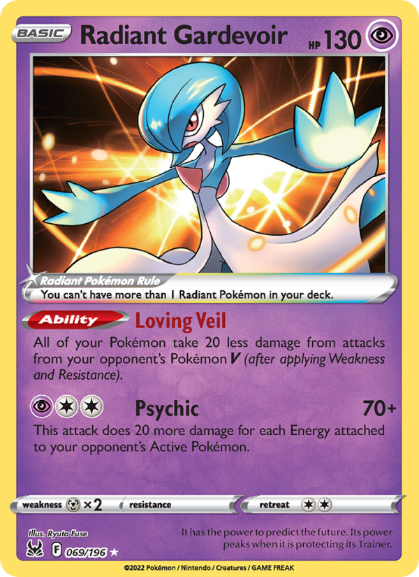 Radiant Gardevoir - Pokémon TCG Card