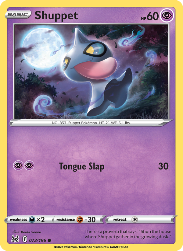 Shuppet - Pokémon TCG Card