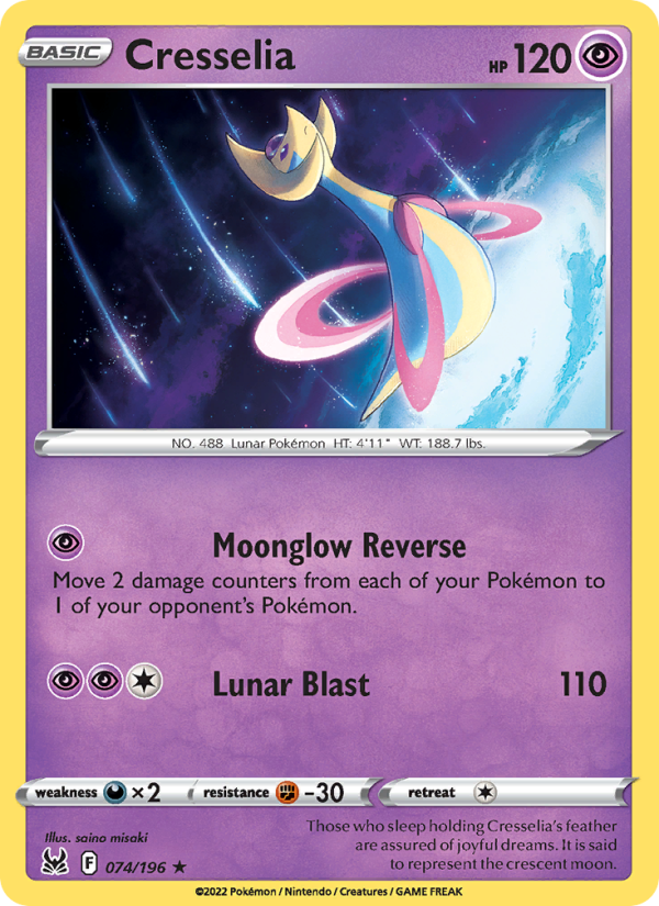 Cresselia - Pokémon TCG Card