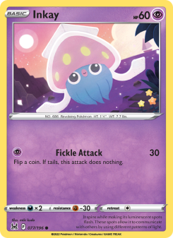 Inkay - pokemon TCG Card