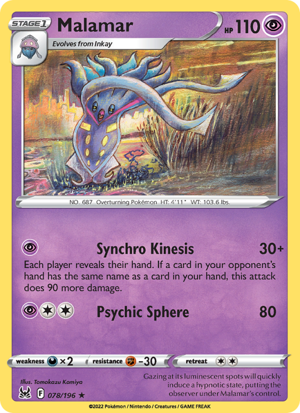 Malamar - Pokémon TCG Card