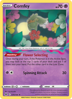 Comfey - pokemon TCG Card