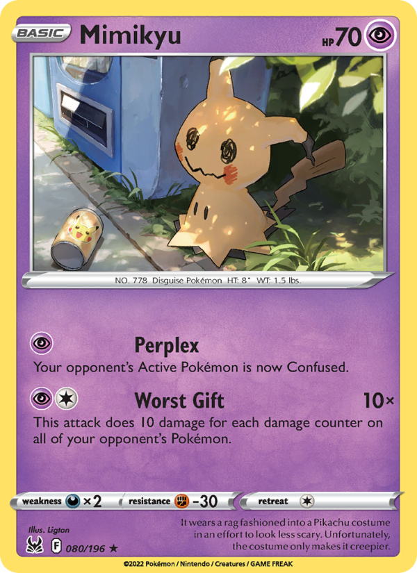 Mimikyu - Pokémon TCG Card