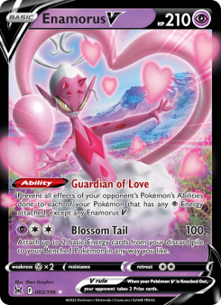 Enamorus V - pokemon TCG Card