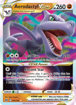 Aerodactyl VSTAR - pokemon TCG Card