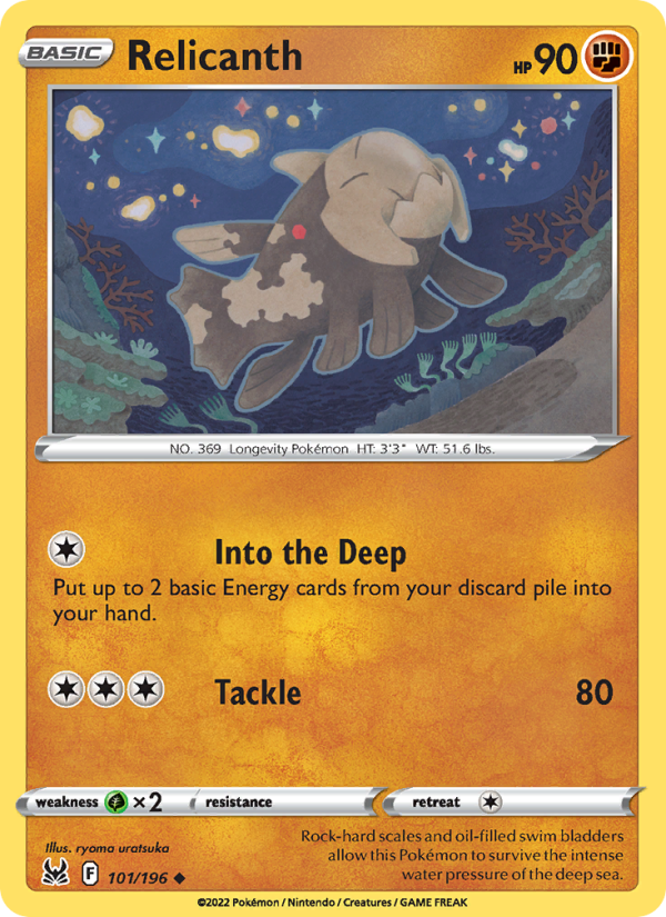 Relicanth - Pokémon TCG Card