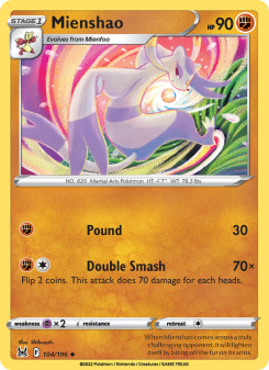 Mienshao - pokemon TCG Card