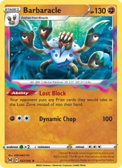 Barbaracle - pokemon TCG Card