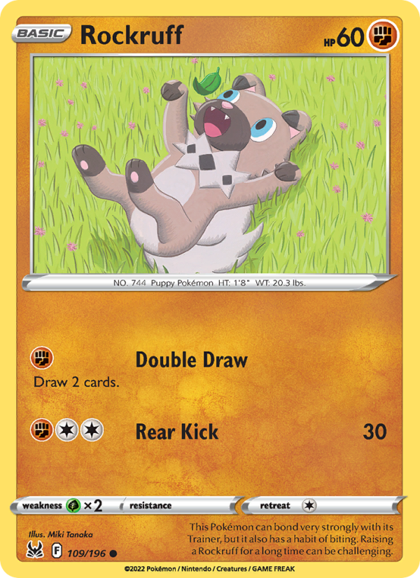 Rockruff - Pokémon TCG Card