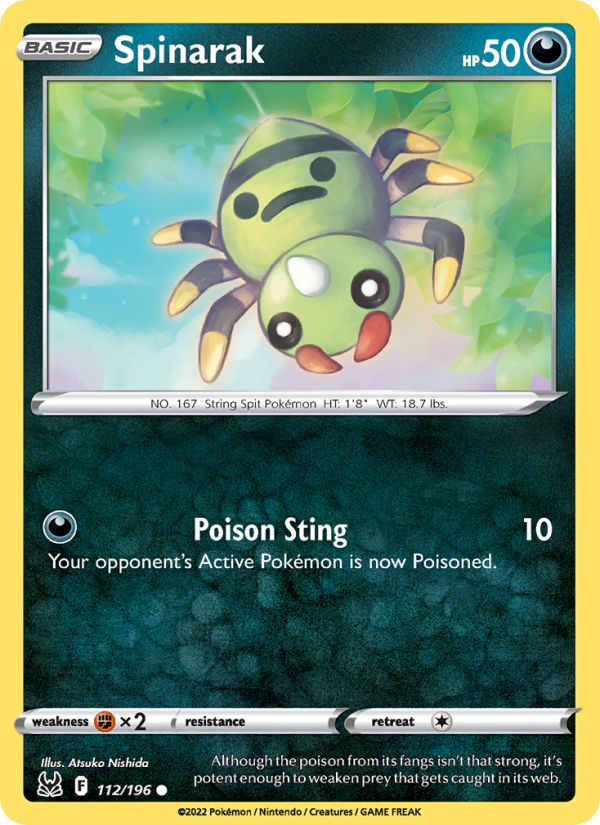 Spinarak - Pokémon TCG Card