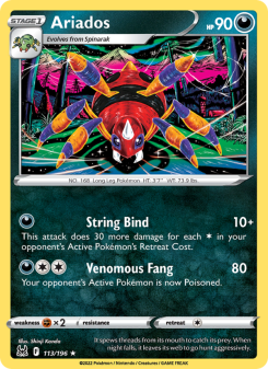 Ariados - pokemon TCG Card