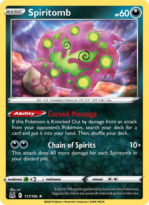 Spiritomb - Pokémon TCG Card