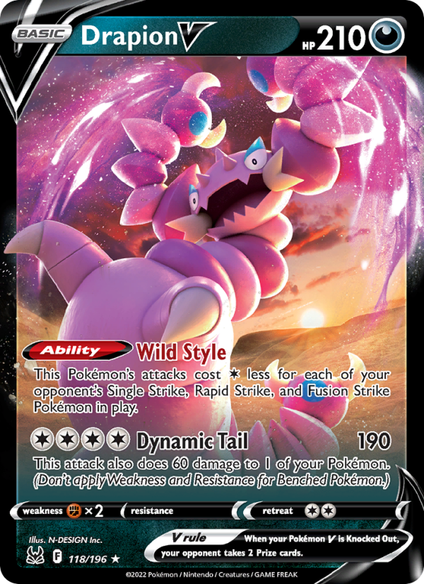 Drapion V - Pokémon TCG Card