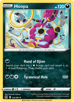 Hoopa - pokemon TCG Card