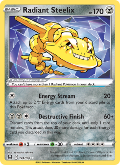 Radiant Steelix - pokemon TCG Card