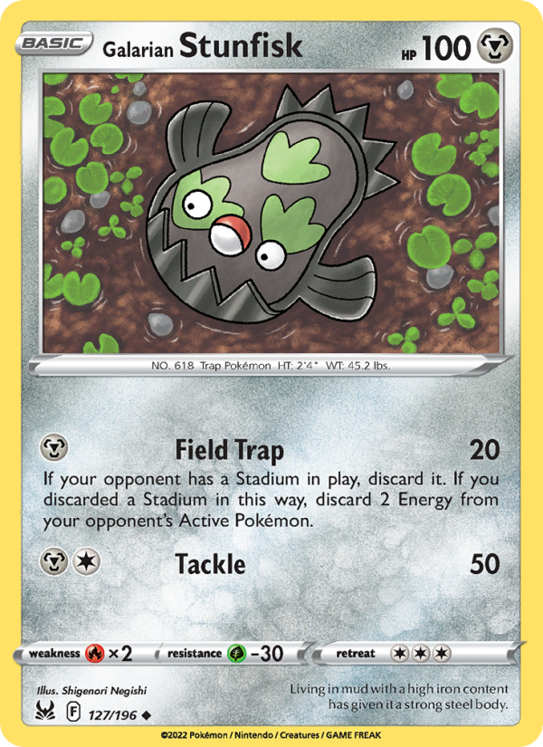 Galarian Stunfisk - Pokémon TCG Card