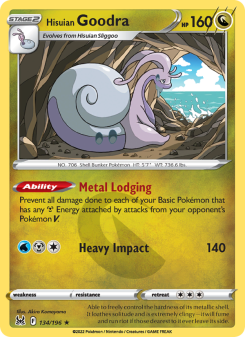 Hisuian Goodra - pokemon TCG Card