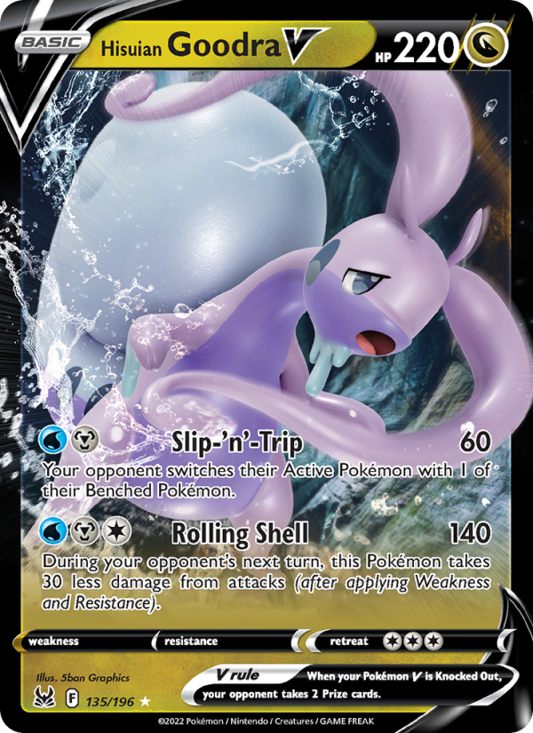 Hisuian Goodra V - Pokémon TCG Card