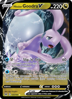 Hisuian Goodra V - pokemon TCG Card