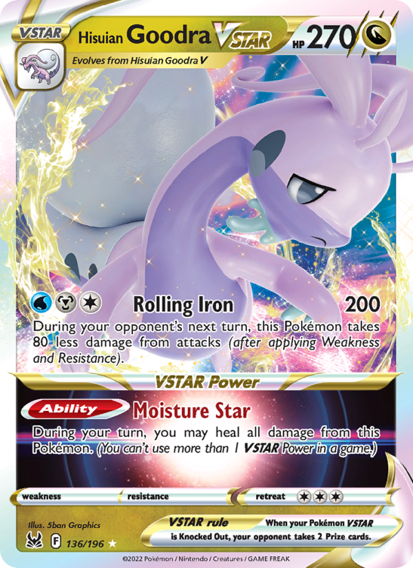 Hisuian Goodra VSTAR - Pokémon TCG Card
