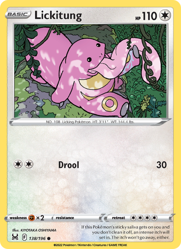 Lickitung - Pokémon TCG Card