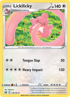 Lickilicky - pokemon TCG Card