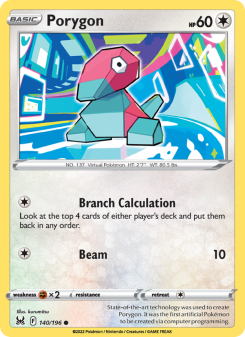 Porygon - pokemon TCG Card