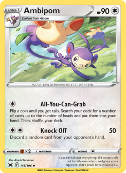 Ambipom - pokemon TCG Card