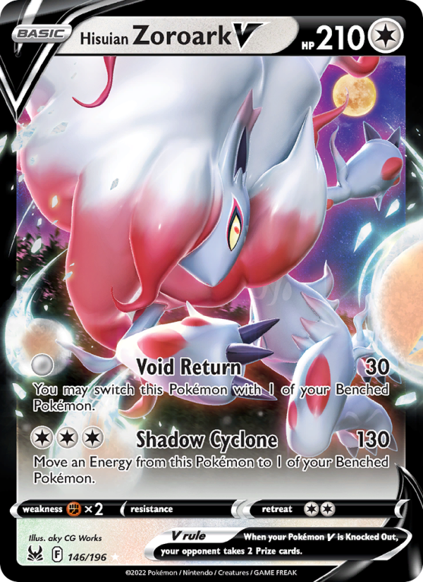 Hisuian Zoroark V - Pokémon TCG Card