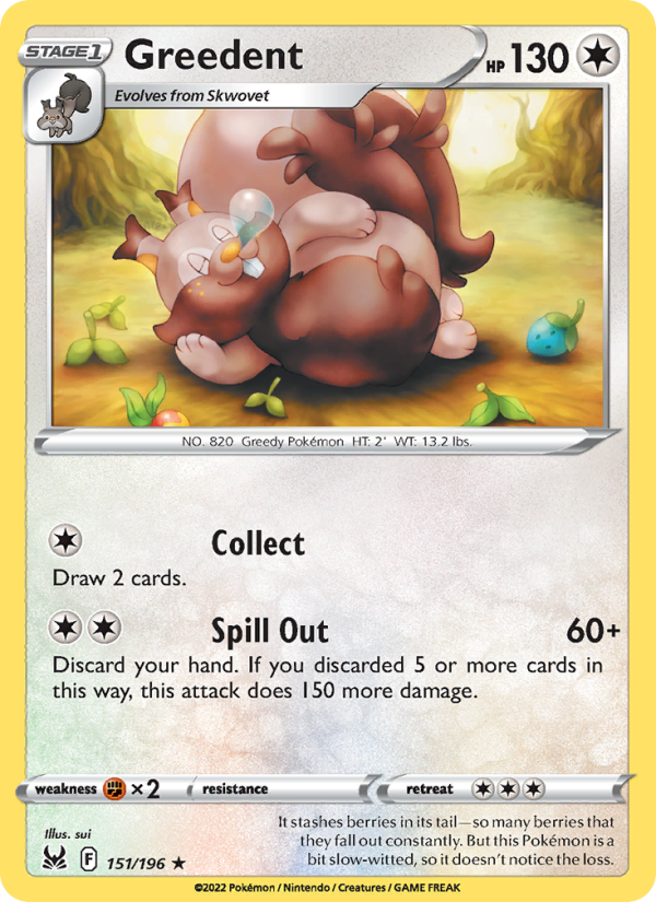 Greedent - Pokémon TCG Card