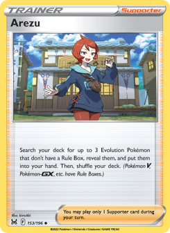 Arezu - pokemon TCG Card