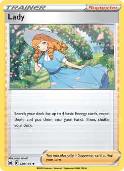 Lady - pokemon TCG Card