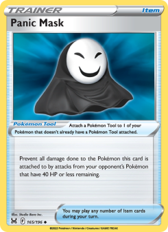 Panic Mask - pokemon TCG Card