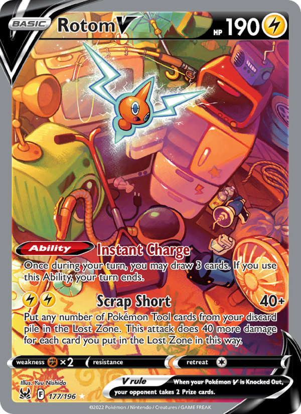 Rotom V - Pokémon TCG Card