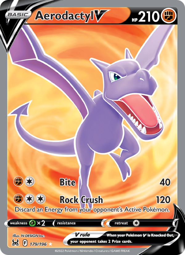 Aerodactyl V - Pokémon TCG Card