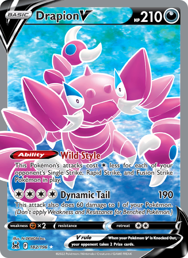 Drapion V - Pokémon TCG Card