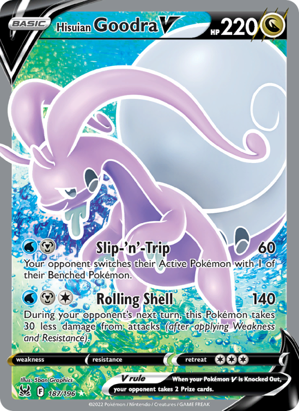 Hisuian Goodra V - Pokémon TCG Card