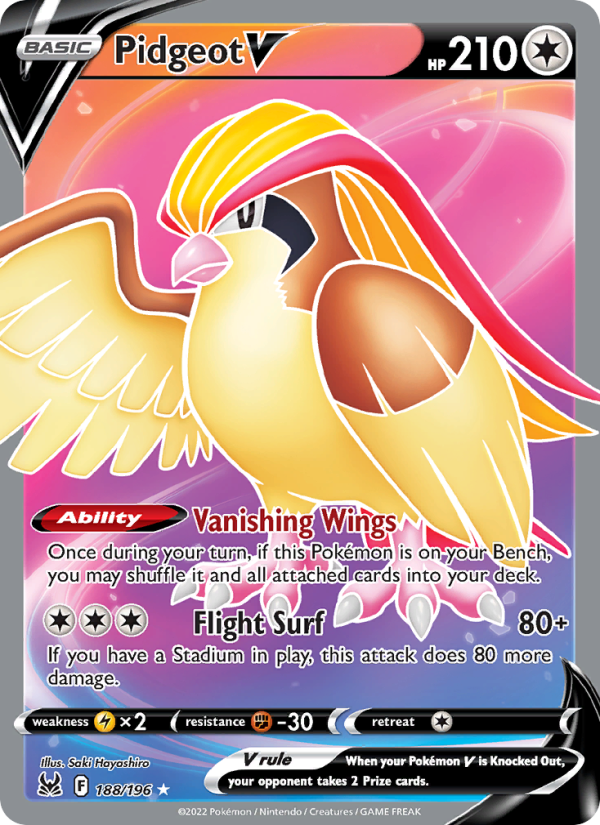 Pidgeot V - Pokémon TCG Card