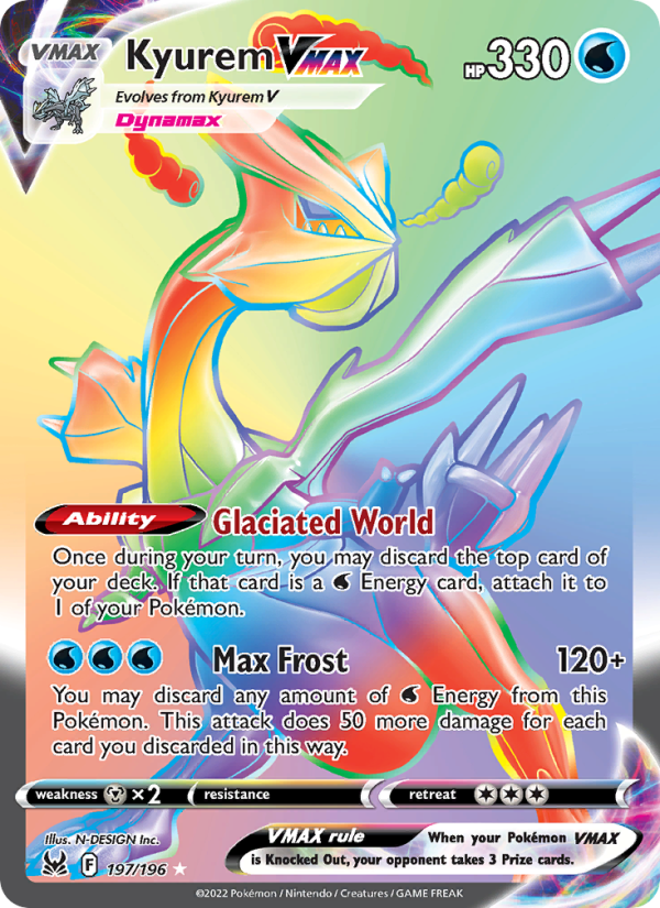 Kyurem VMAX - Pokémon TCG Card