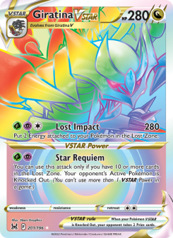Giratina VSTAR - pokemon TCG Card