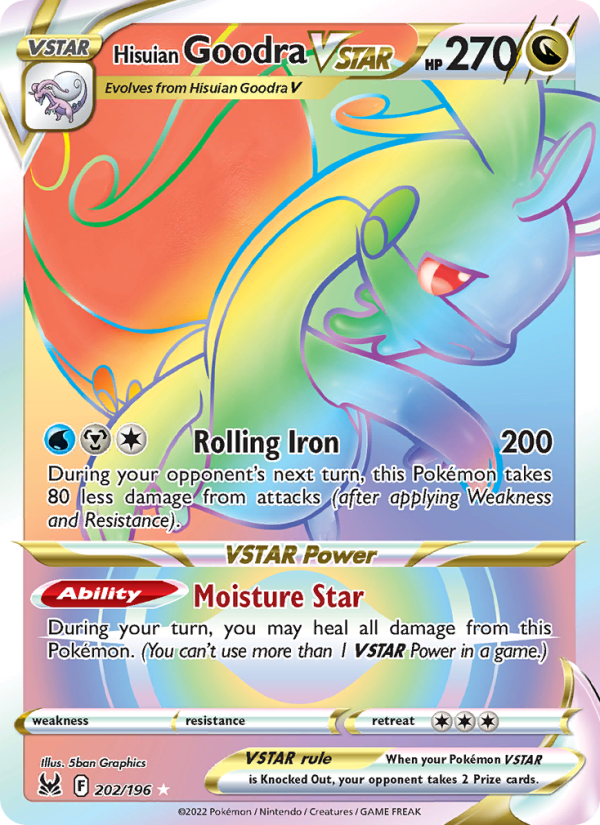 Hisuian Goodra VSTAR - Pokémon TCG Card