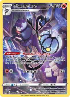 Chandelure - pokemon TCG Card