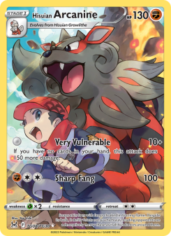 Hisuian Arcanine - pokemon TCG Card